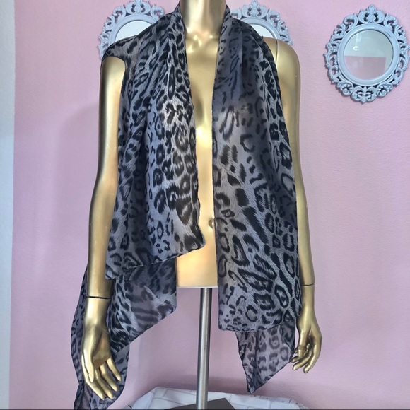 Animal print wrap/scarf/vest - Picture 1 of 5